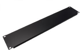 VALUE 19" zaslepovací panel 2U, kovový, černý