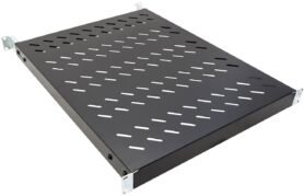 Value 19'' police 1U, 565 mm, max. 50 kg, černá