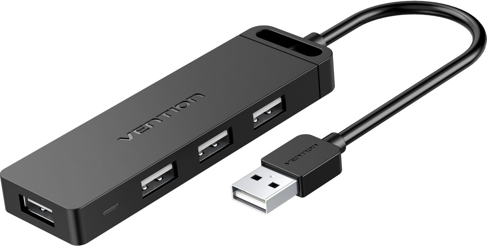 Vention 4-Port USB 2.0 Hub with Power Supply 0.15m Black