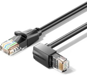 Vention Cat.6 UTP Upward Right Angle Ethernet Patch Cable 8M Black