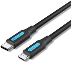 Vention USB-C 2.0 to Micro USB 2A Cable 1.5M Black