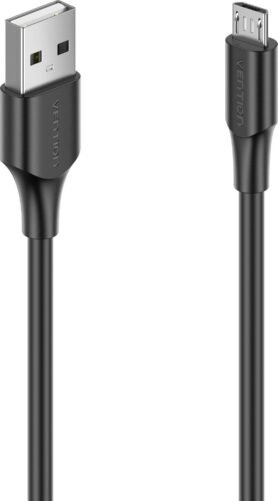 Vention USB 2.0 to micro USB 2A Cable 0.5M Black