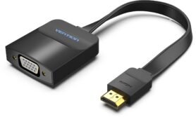 Vention Flat HDMI to VGA Converter 0.15M Black