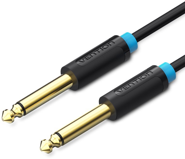 Vention 6.3mm Jack Male to Male Audio Cable 5m Black