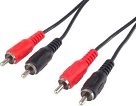 PremiumCord 2x cinch M -> 2x cinch M, 2m