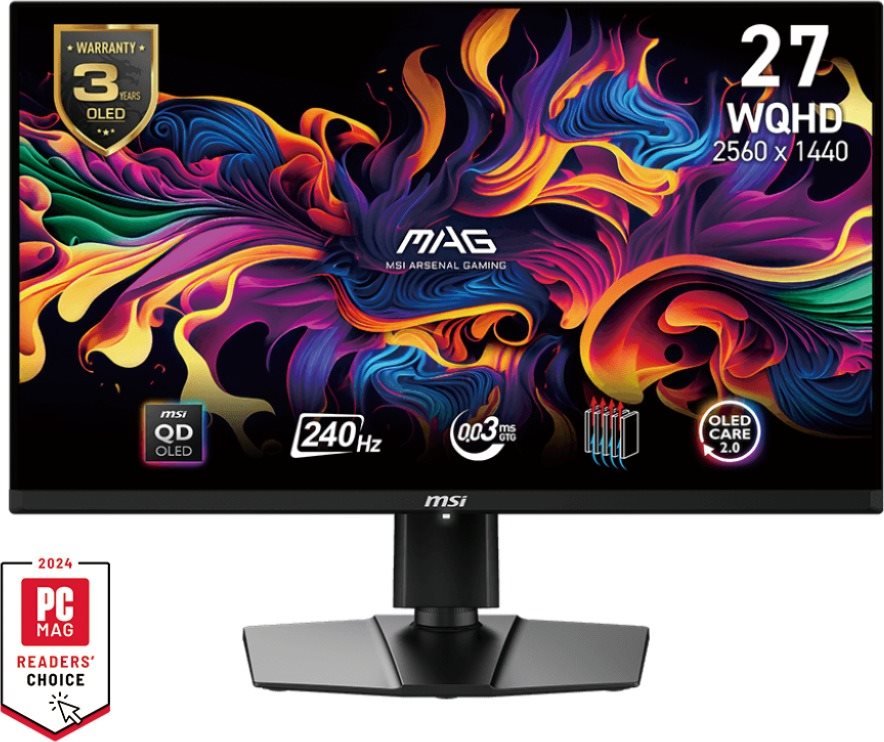 26.5" MSI MAG 271QPX QD-OLED E2