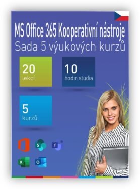 GOPAS Microsoft 365, Teams - Sada 5 výukových kurzů, CZ (elektronická licence)