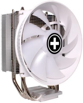 XILENCE chladič pro CPU Intel a AMD, heatpipe, ventilátor 120 mm PWM ARGB, max. 150 W TDP bílý