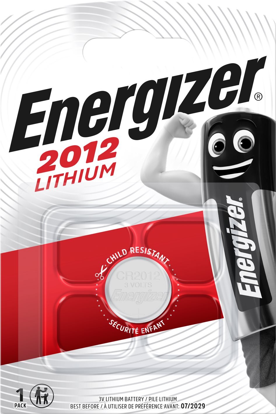 Energizer Lithiová knoflíková baterie CR2012