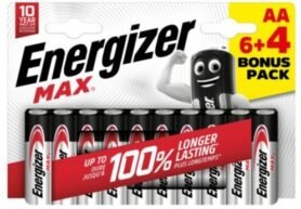 Energizer MAX AA 6+4 zdarma