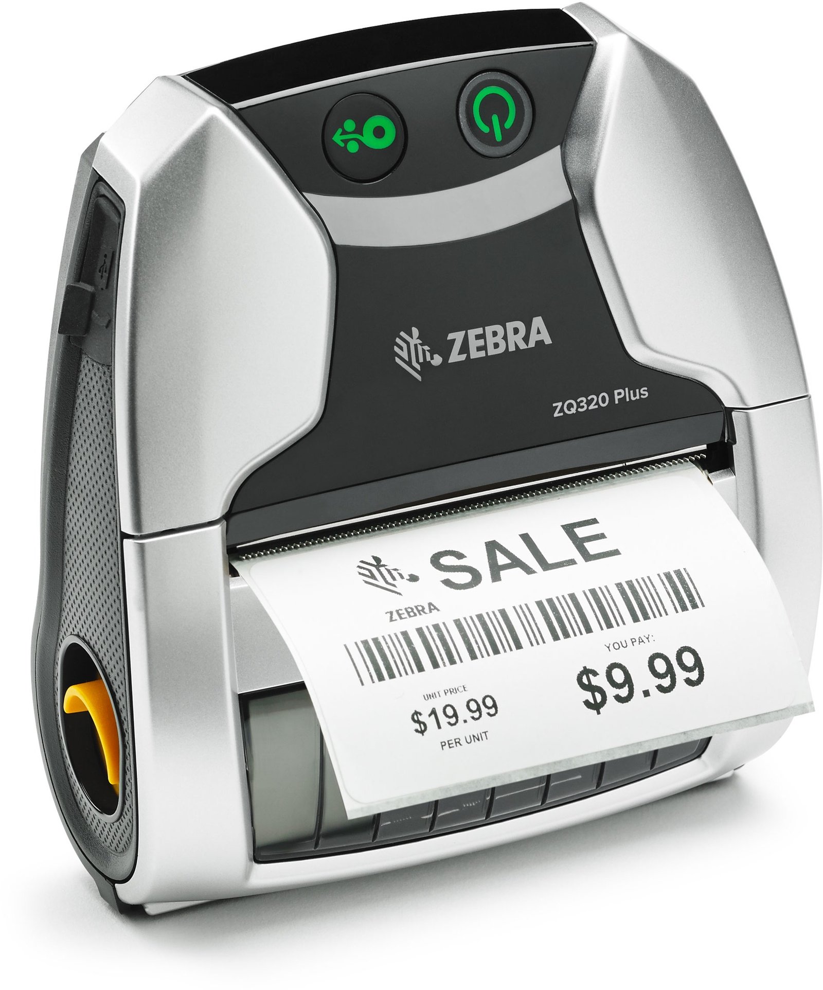 Zebra ZQ320 Plus (ZQ32-A0W03RE-00) - přímý termotisk, 802.11AC & BT 4.X, Label Sensor, vnitřní užití