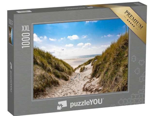 puzzle 1000 dílků XXL „Amrum - malebná cesta na pláž“