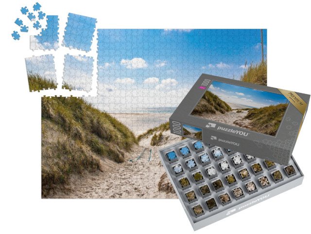 SMART SORTED® | Puzzle 1000 dílků „Amrum - malebná cesta na pláž“