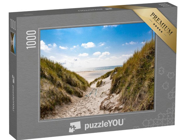 puzzle 1000 dílků „Amrum - malebná cesta na pláž“