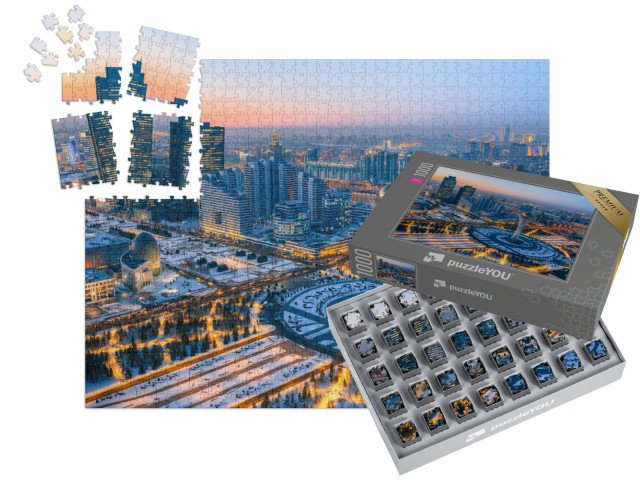 SMART SORTED® | Puzzle 1000 dílků „Astana, Kazachstán“