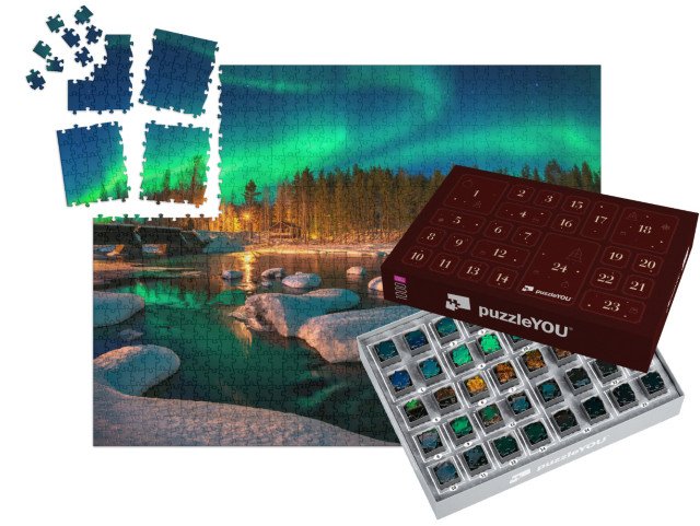 Adventní kalendář „Aurora borealis, polární záře“