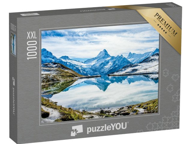 puzzle 1000 dílků XXL „Bachalpsee nad Grindelwaldem, Švýcarsko“