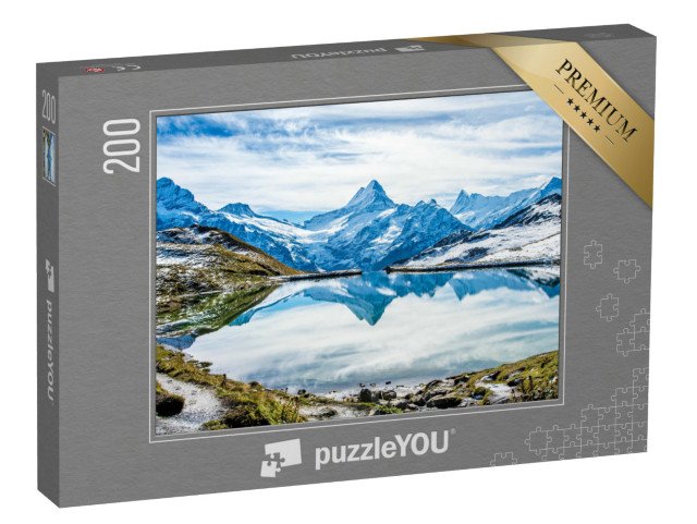 puzzle 200 dílků „Bachalpsee nad Grindelwaldem, Švýcarsko“