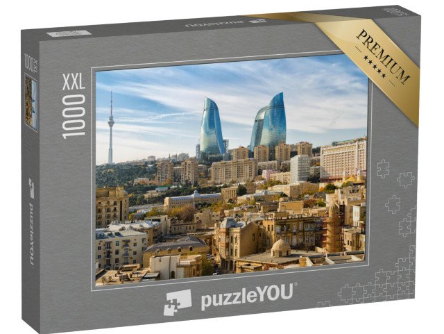 puzzle 1000 dílků XXL „Baku, hlavní město Ázerbájdžánu“