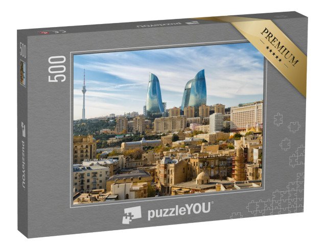 puzzle 500 dílků „Baku, hlavní město Ázerbájdžánu“