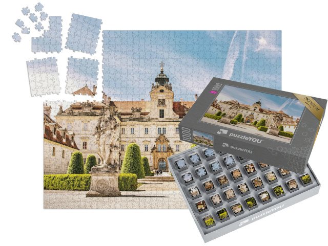 SMART SORTED® | Puzzle 1000 dílků „Barokní zámek Valtice, Česká republika“