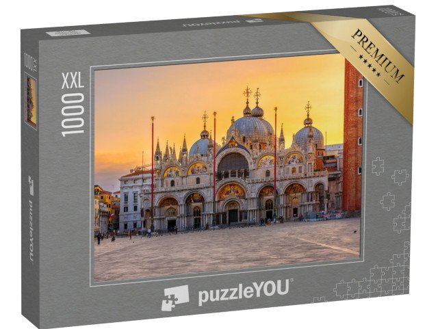 puzzle 1000 dílků XXL „Basilica di San Marco, Benátky, Itálie“