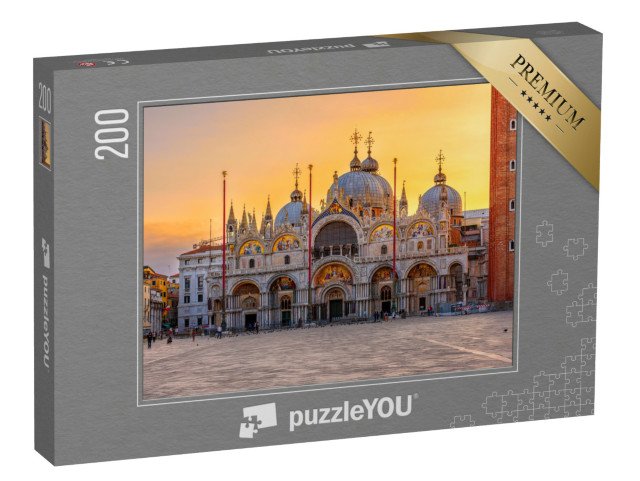 puzzle 200 dílků „Basilica di San Marco, Benátky, Itálie“