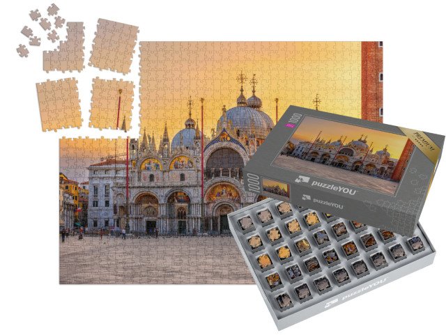 SMART SORTED® | Puzzle 1000 dílků „Basilica di San Marco, Benátky, Itálie“