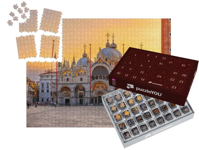 Adventní kalendář „Basilica di San Marco, Benátky, Itálie“