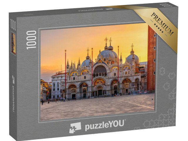 puzzle 1000 dílků „Basilica di San Marco, Benátky, Itálie“