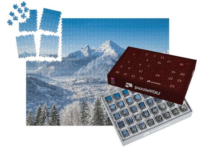 Adventní kalendář „Bavorské Alpy s Berchtesgadenem a masivem Watzmann“