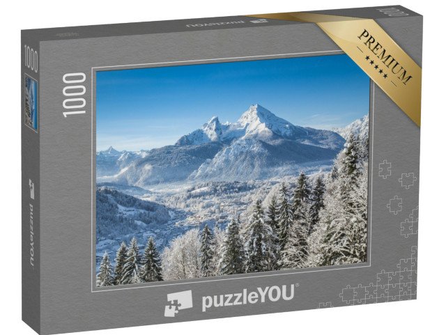 puzzle „Bavorské Alpy s Berchtesgadenem a masivem Watzmann“