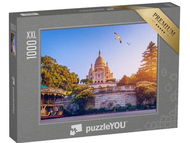 puzzle 1000 dílků XXL „Bazilika Sacre Coeur, Paříž, Francie“