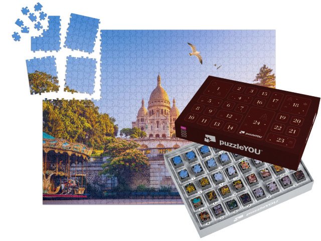Adventní kalendář „Bazilika Sacre Coeur, Paříž, Francie“