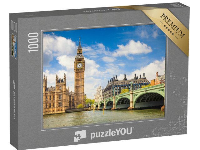 puzzle 1000 dílků „Big Ben a budovy parlamentu, Londýn, Anglie“