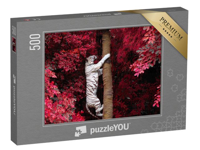 puzzle 500 dílků „Bílý tygr“