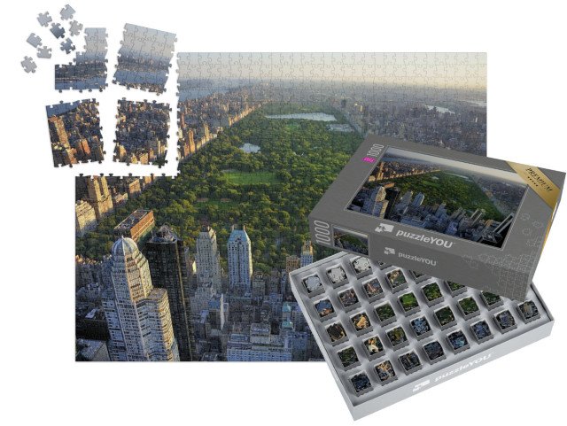 SMART SORTED® | Puzzle 1000 dílků „Central Park a mrakodrapy na Manhattanu, New York, USA“