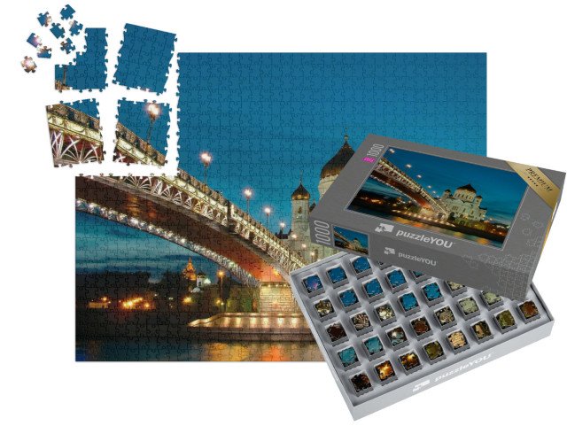 SMART SORTED® | Puzzle 1000 dílků „Chrám Krista Spasitele, Moskva“