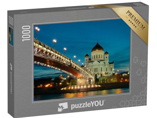 puzzle 1000 dílků „Chrám Krista Spasitele, Moskva“