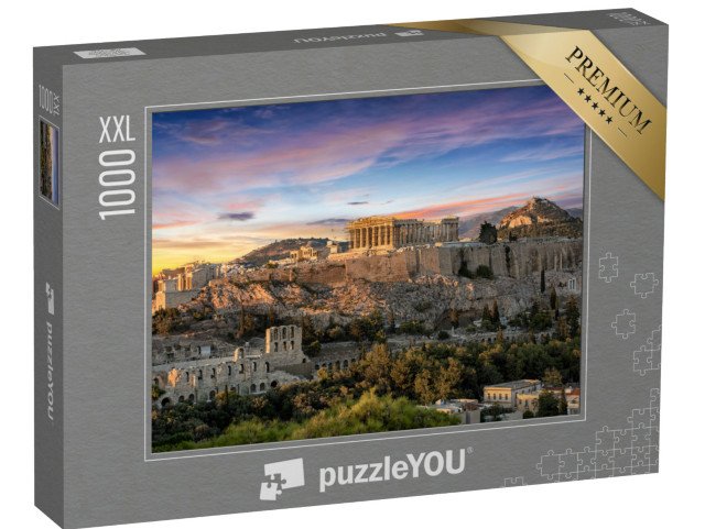 puzzle 1000 dílků XXL „Chrám Parthenon na aténské Akropoli, Řecko“