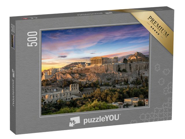 puzzle 500 dílků „Chrám Parthenon na aténské Akropoli, Řecko“