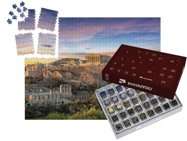 Adventní kalendář „Chrám Parthenon na aténské Akropoli, Řecko“