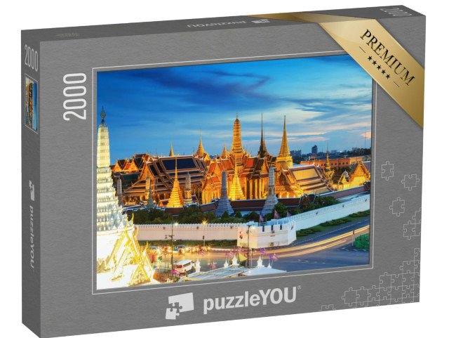 puzzle 2000 dílků „Chrám smaragdového Buddhy v Bangkoku, Thajsko“