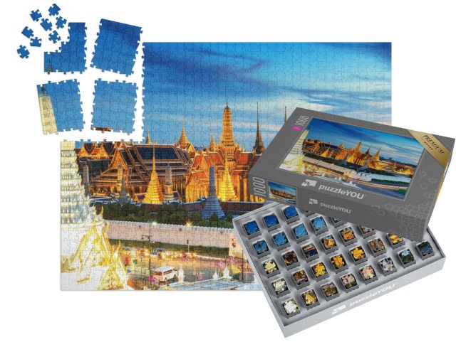 SMART SORTED® | Puzzle 1000 dílků „Chrám smaragdového Buddhy v Bangkoku, Thajsko“