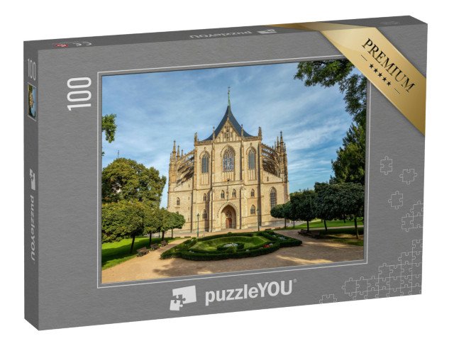puzzle 100 dílků „Chrám svaté Barbory, Kutná Hora, Česká republika“