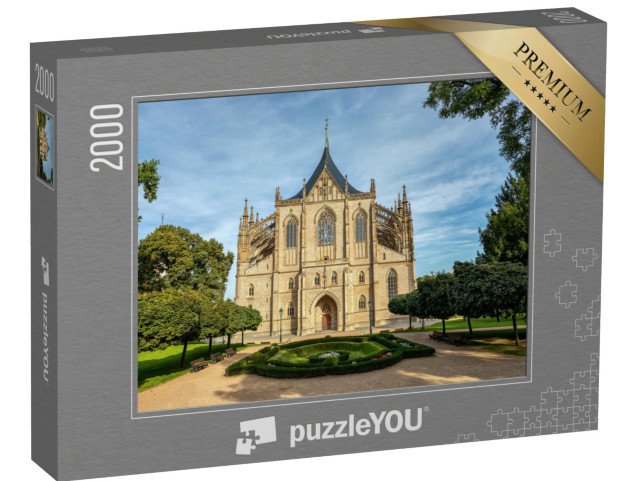 puzzle 2000 dílků „Chrám svaté Barbory, Kutná Hora, Česká republika“