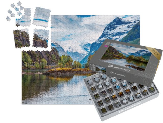 SMART SORTED® | Puzzle 1000 dílků „Divoká příroda v Norsku“