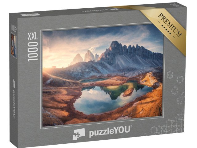 puzzle 1000 dílků XXL „Divoké Dolomity, Itálie“