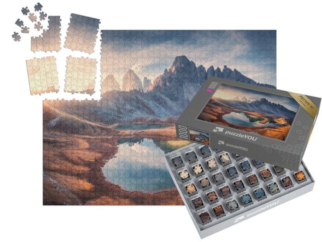 SMART SORTED® | Puzzle 1000 dílků „Divoké Dolomity, Itálie“