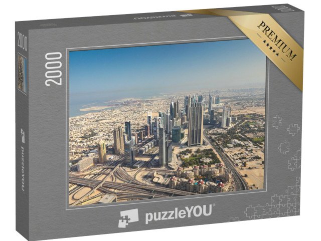 puzzle 2000 dílků „Dubaj ráno, Spojené arabské emiráty“